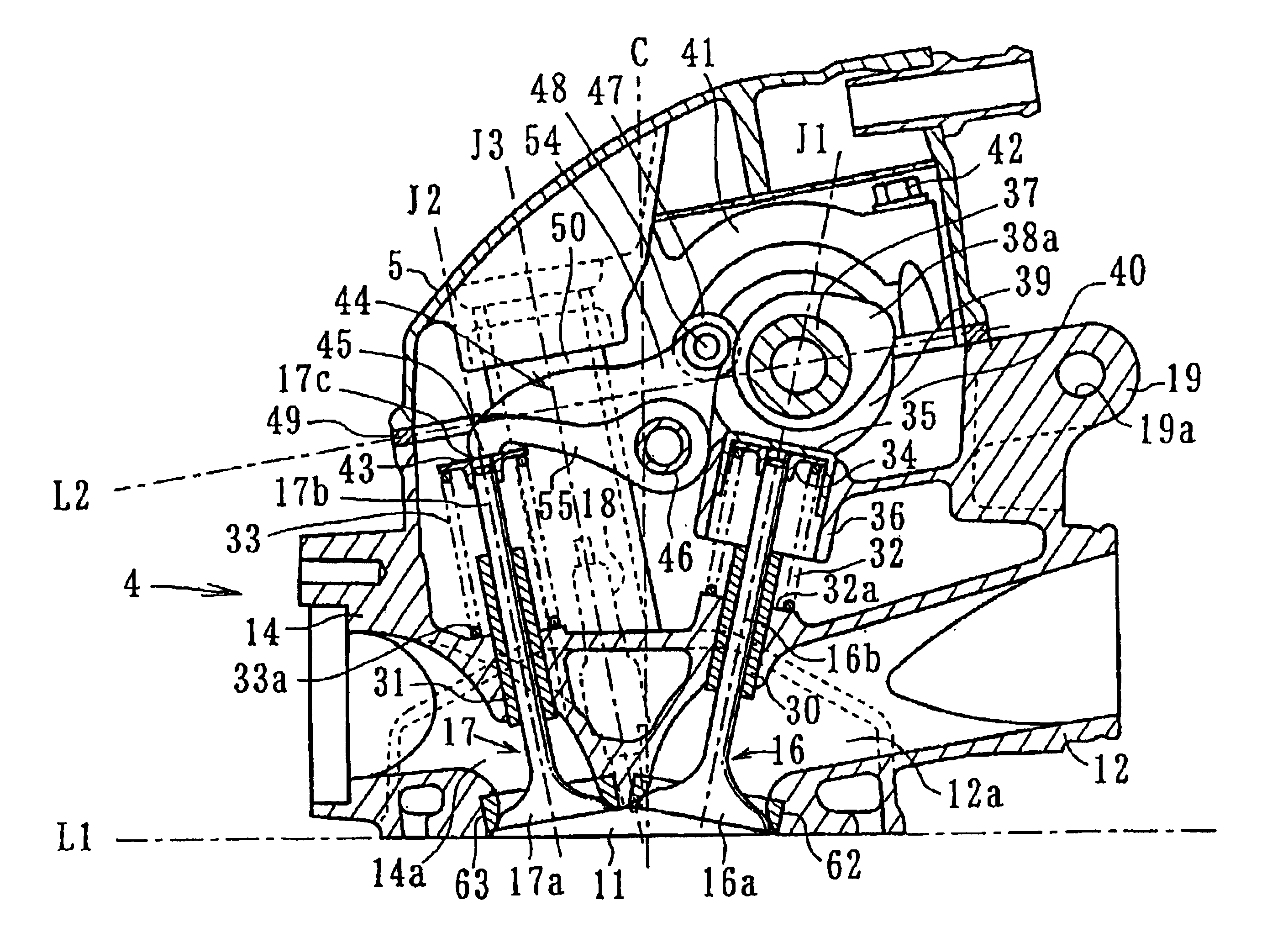 Four-cycle engine