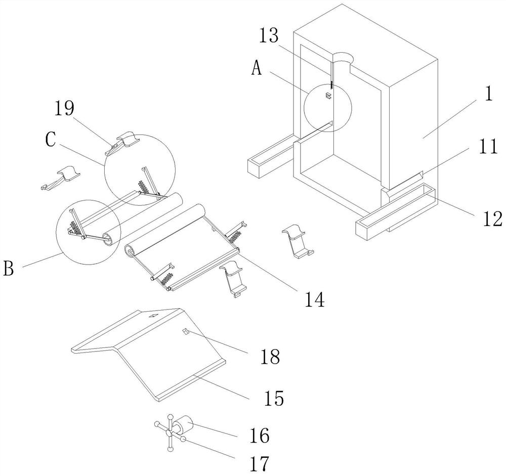 Production device of tencel bamboo fiber shirt fabric