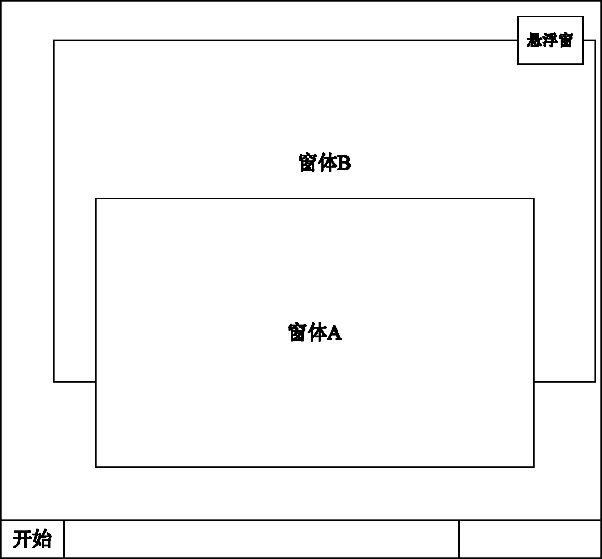 Suspension window displaying method and device