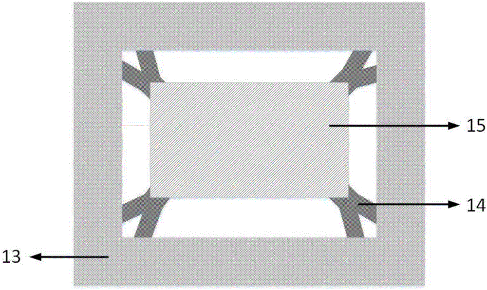 MEMS micro-heating chip of composite structure and manufacturing method and application of chip