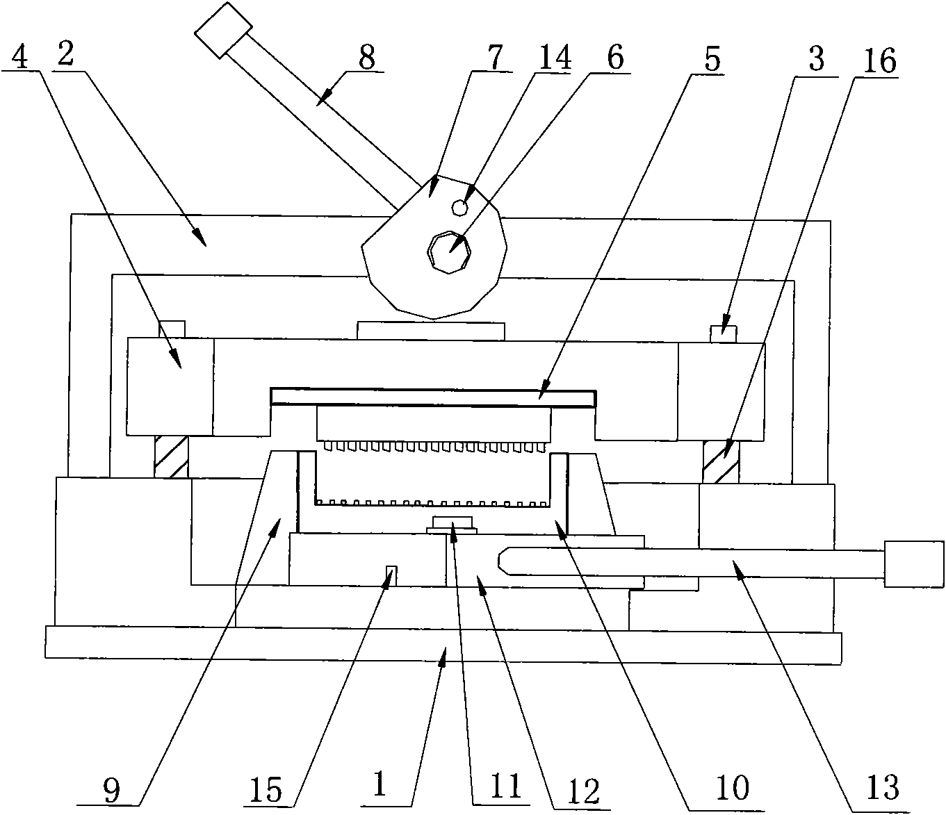 Pin correcting device for integrated circuit