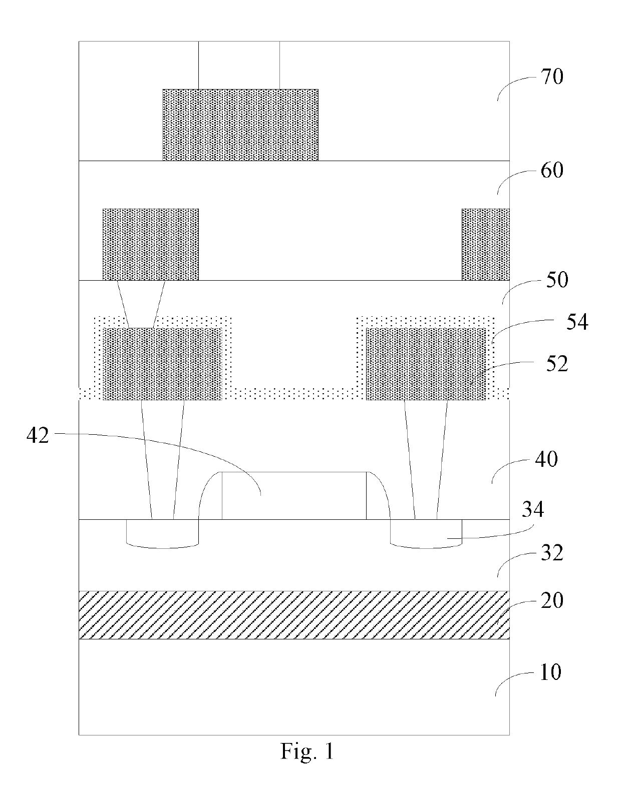 Silicon-on-insulator device and intermetallic dielectric layer structure thereof and manufacturing method