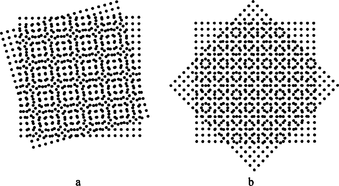 Process for preparing Moire photon