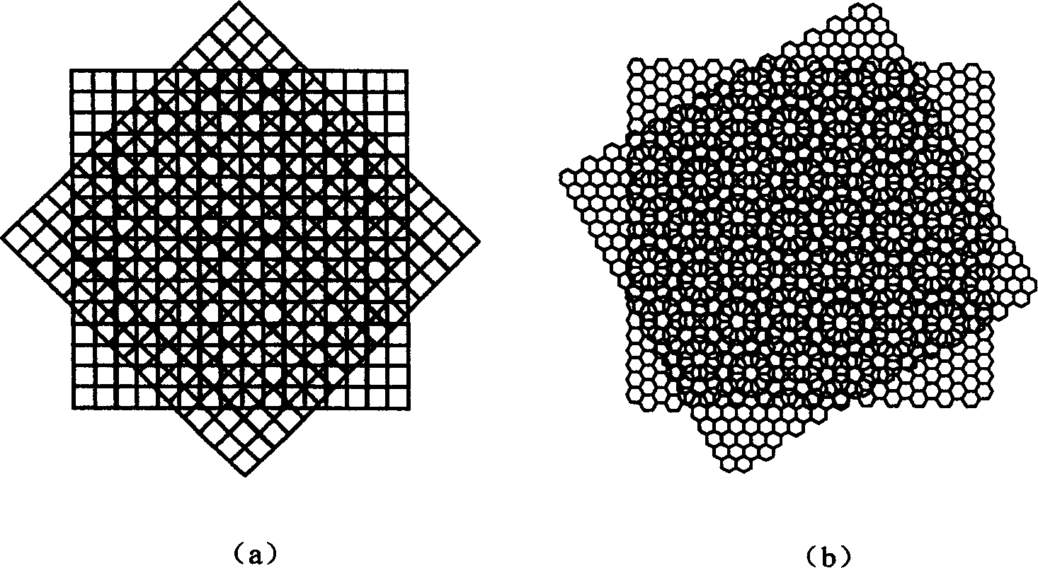 Process for preparing Moire photon