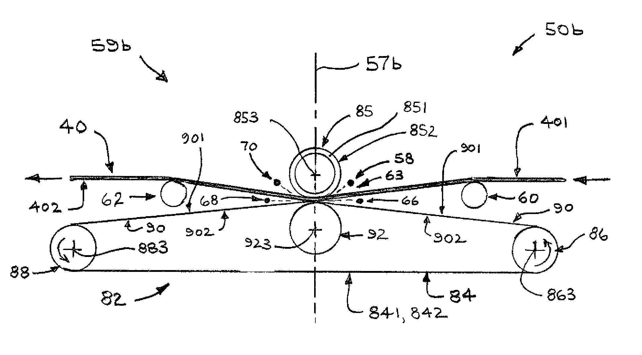 System for manufacturing a rough textured molded plastic siding product