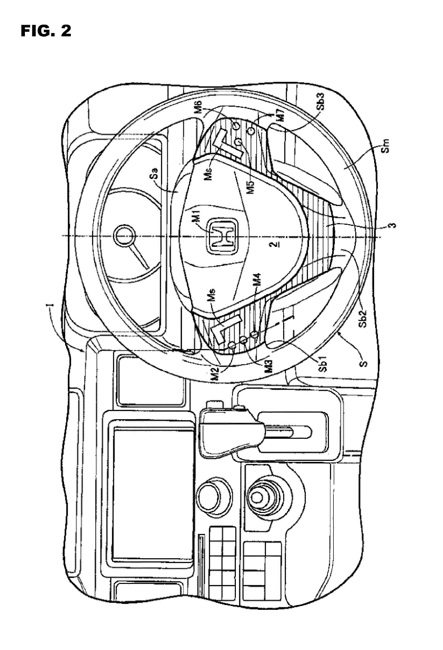 Gesture recognition apparatus using vehicle steering wheel, and method for recognizing hand