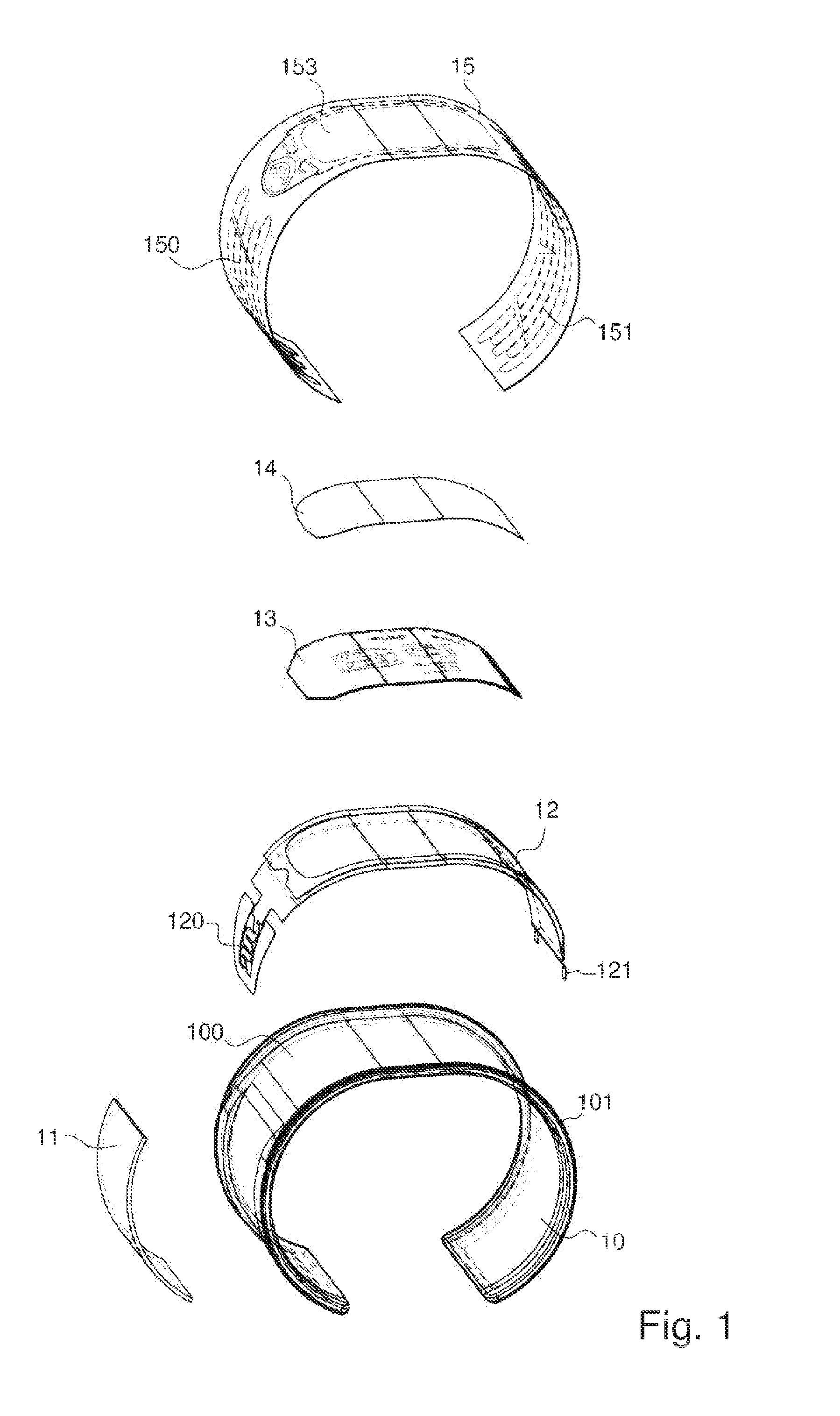 Portable electronic device for information display