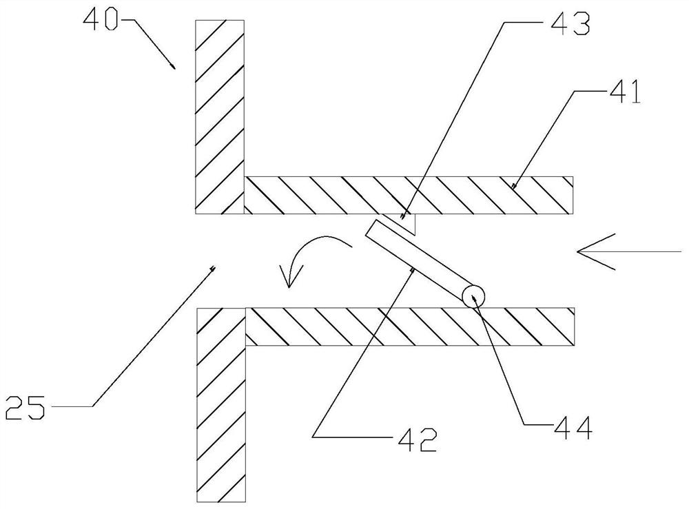 Flank anchor rod with one-way valves and for extruding soil body