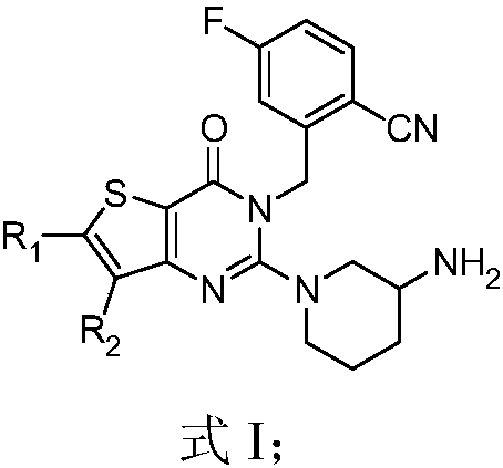 Thienopyrimidinone compound or pharmaceutically-acceptable salt thereof and preparation method and application thereof