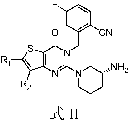 Thienopyrimidinone compound or pharmaceutically-acceptable salt thereof and preparation method and application thereof