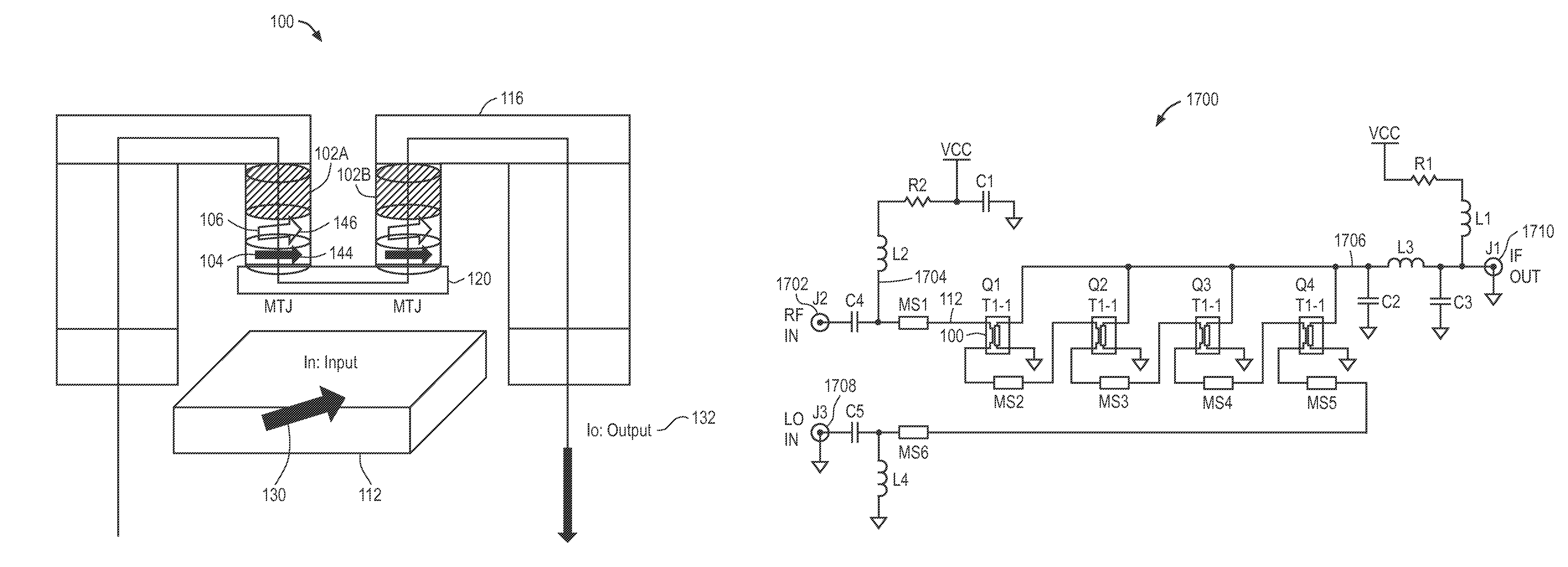 Analog circuits incorporating magnetic logic units