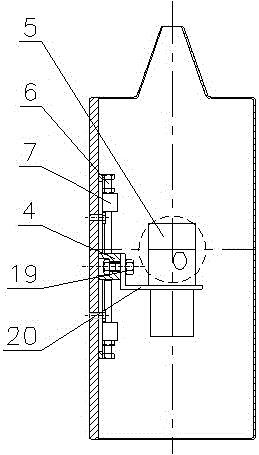 Adjusting device of machine vision inspection system