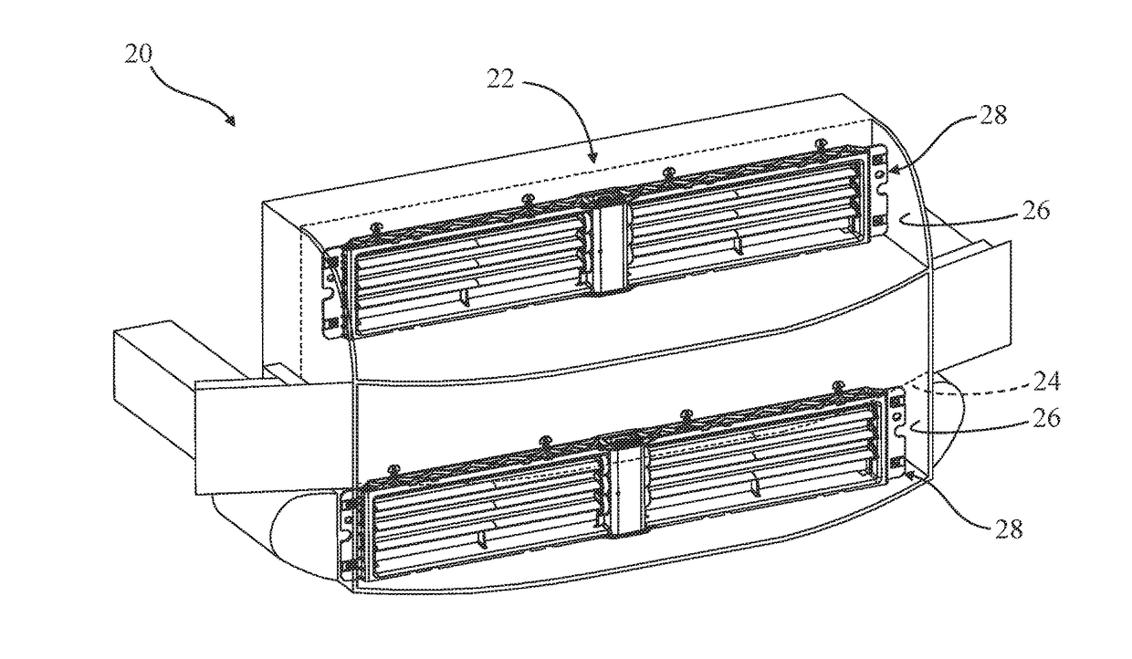 Active grille shutter and shutter subassembly for use with active grill shutters