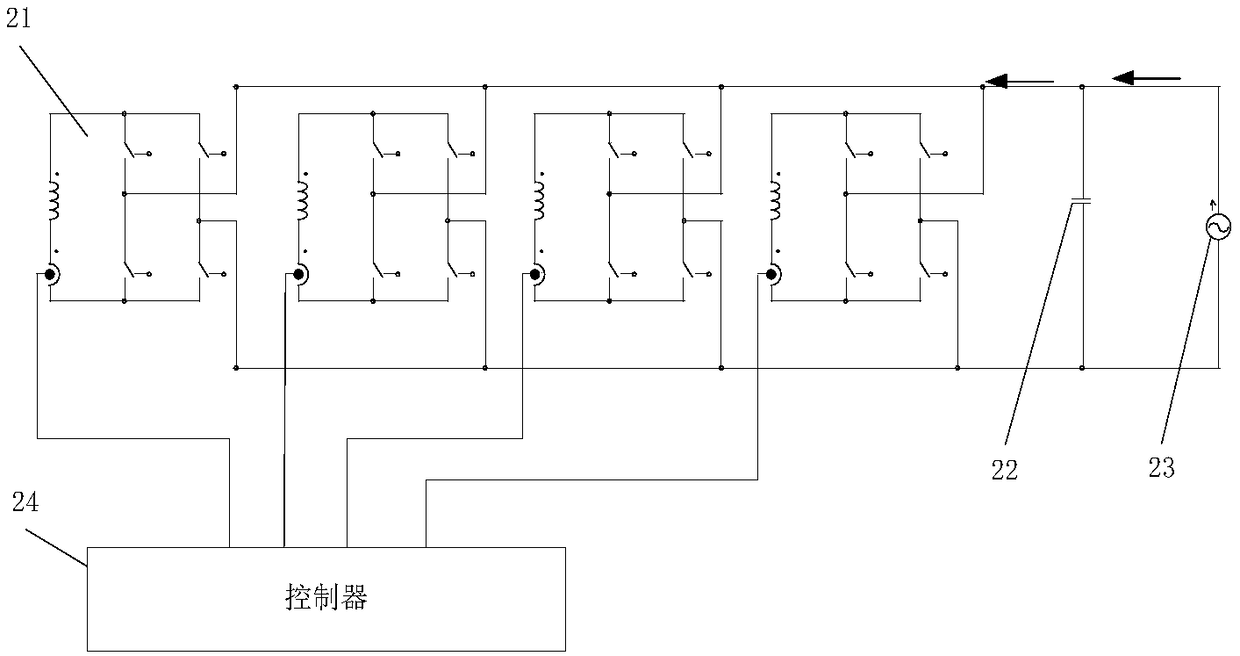 A current sharing method and device for a converter