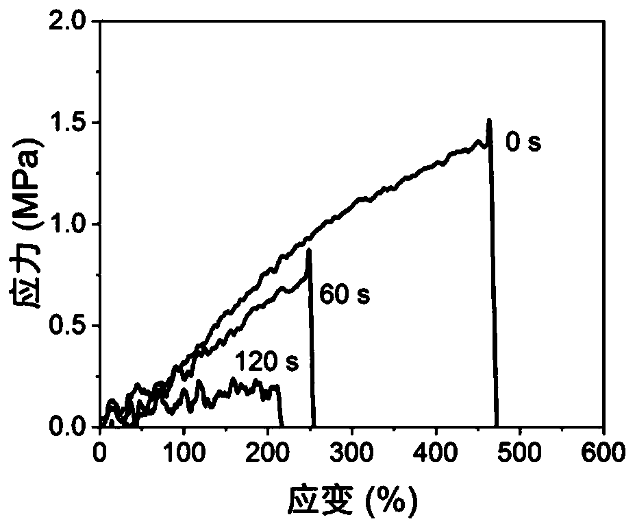 Light-responsive and anti-freezing elastic gel fiber and preparation method thereof