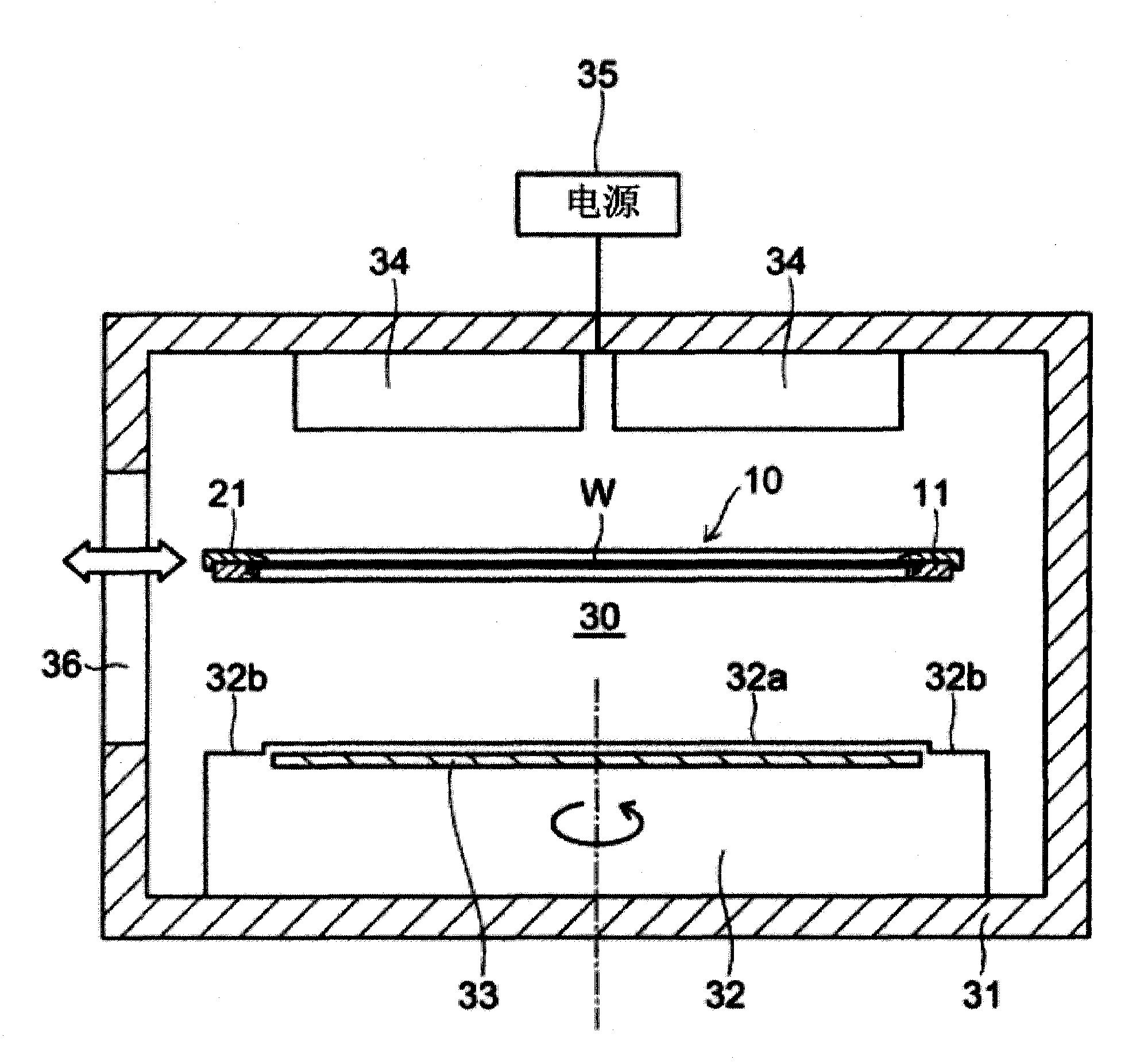 Substrate holding member, substrate processing apparatus, and substrate processing method