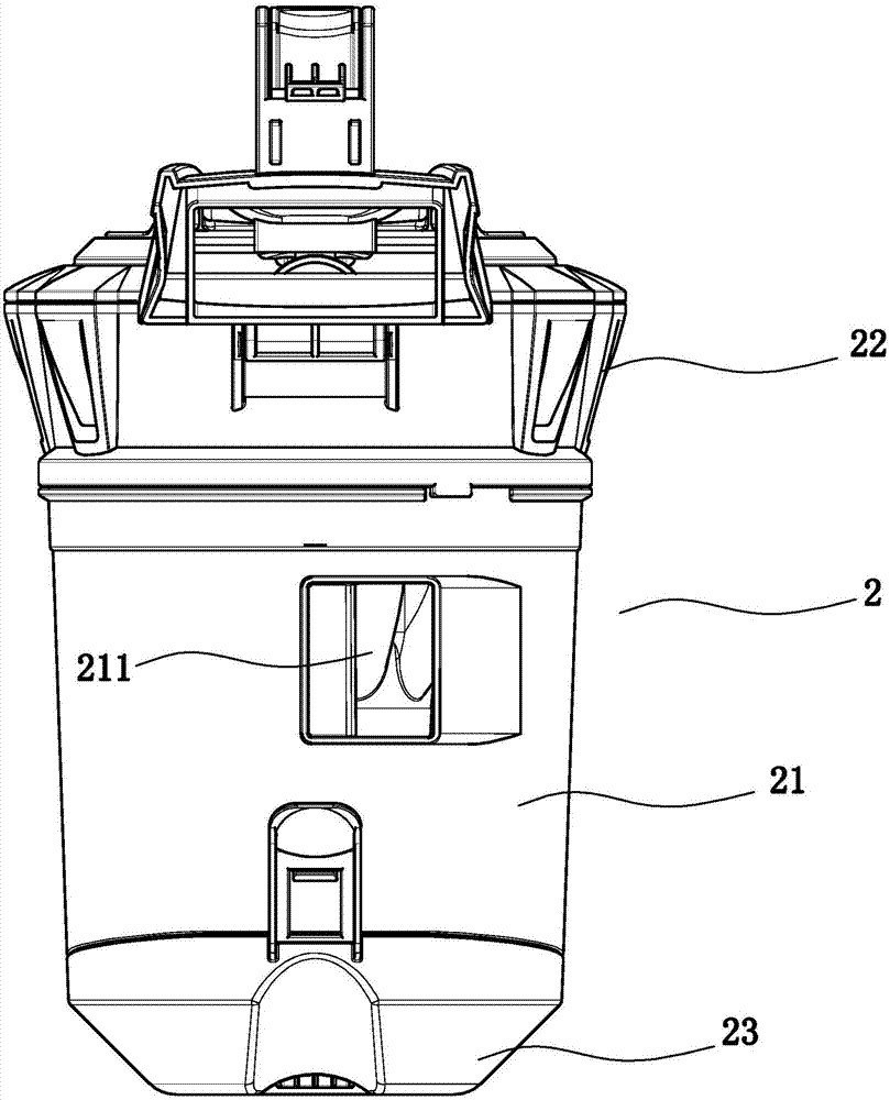 A multi-channel cyclone vacuum cleaner