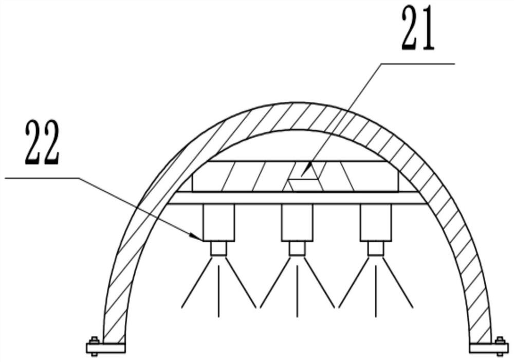 Bullet train rod piece measuring device based on artificial intelligence