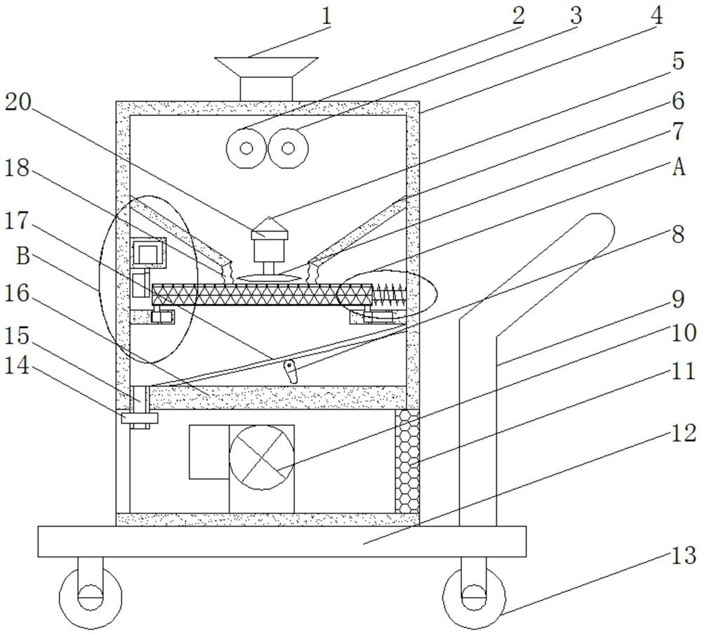 Fertilizing device with high fertilizing efficiency for agricultural production