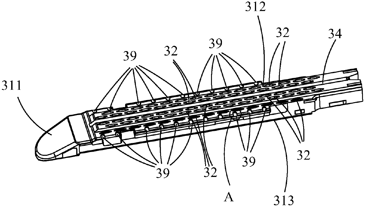 Nail bin assembly and surgical instrument thereof