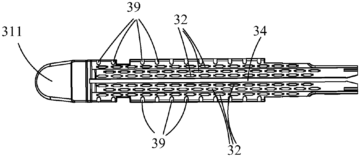 Nail bin assembly and surgical instrument thereof