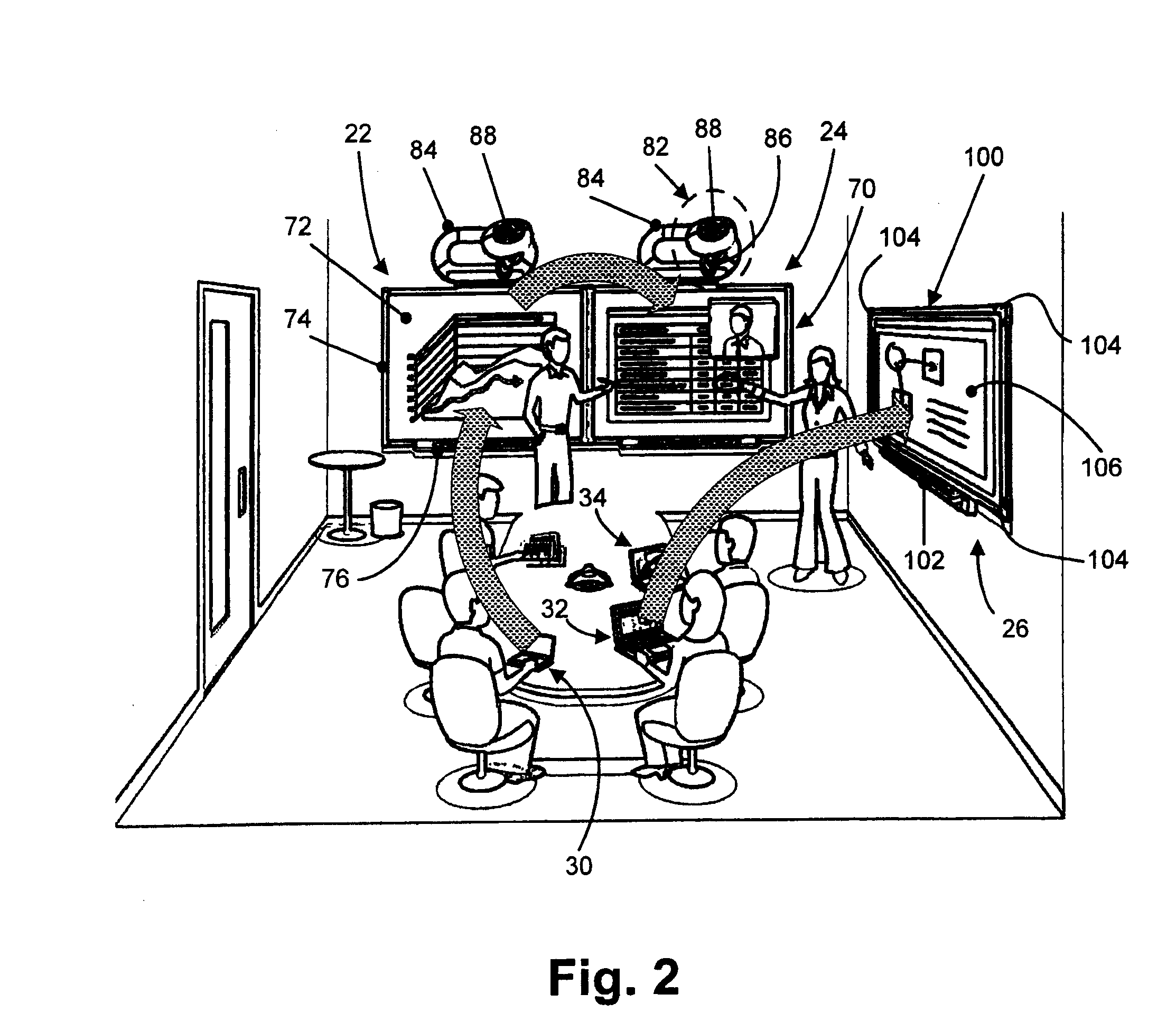 Method of displaying applications in a multi-monitor computer system and multi-monitor computer system employing the method