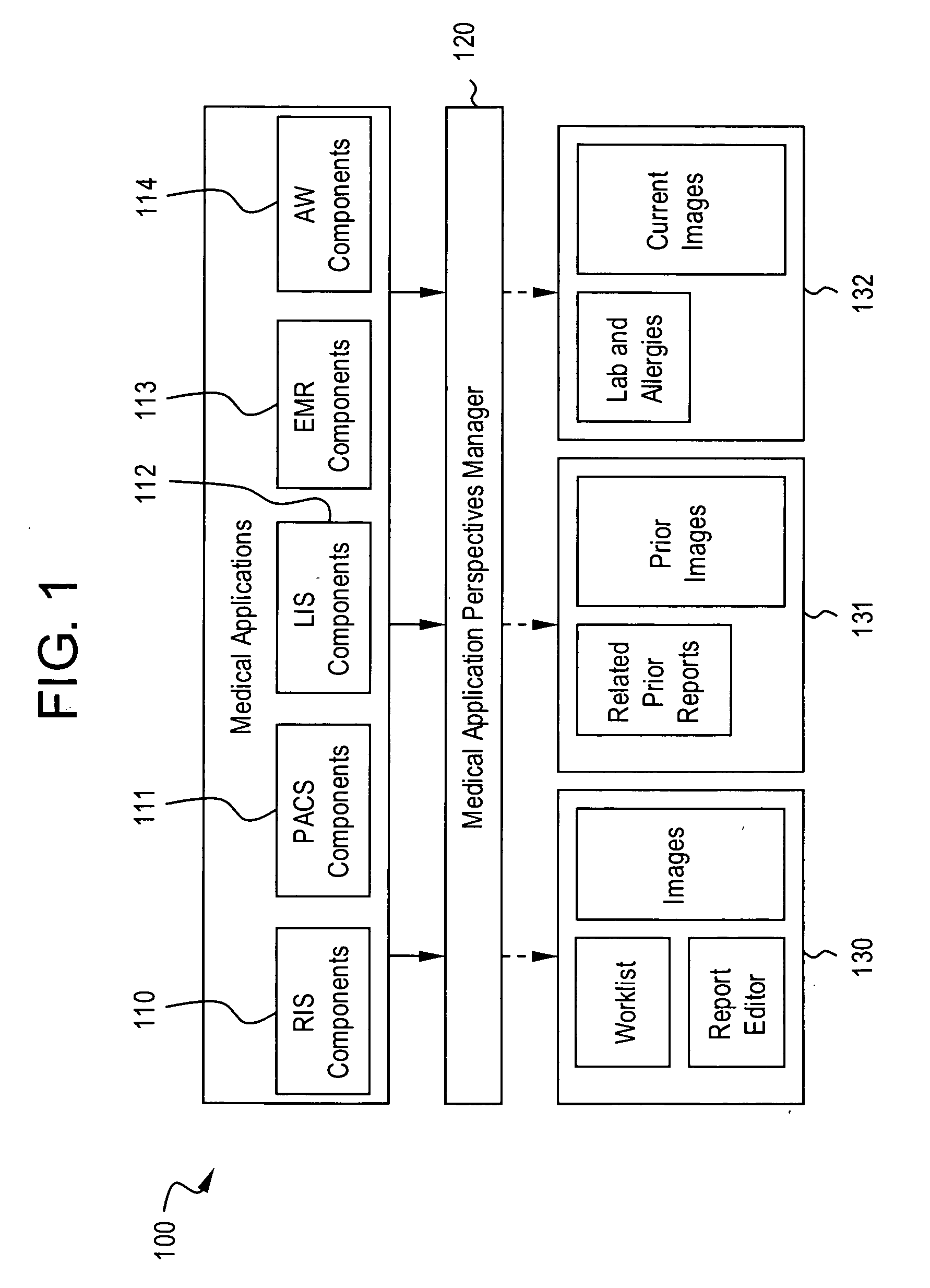 System and method for handling multiple radiology applications and workflows