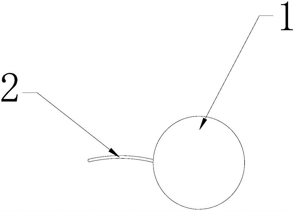 Blunt nerve towing and protecting stripping finger