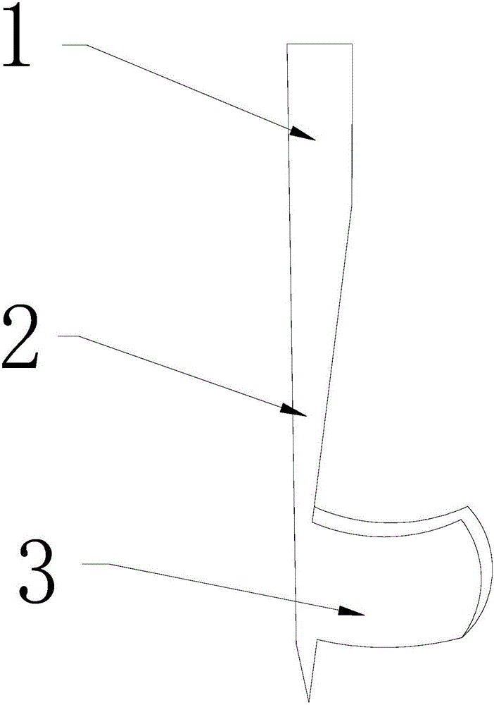 Blunt nerve towing and protecting stripping finger