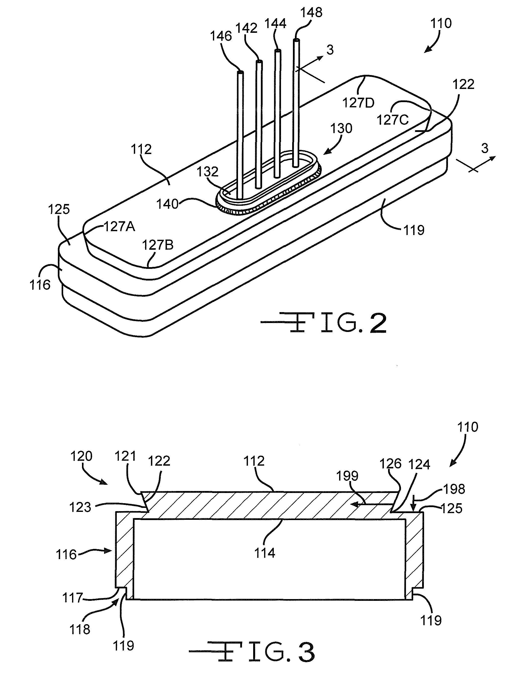 Header over-molded on a feedthrough assembly for an implantable device