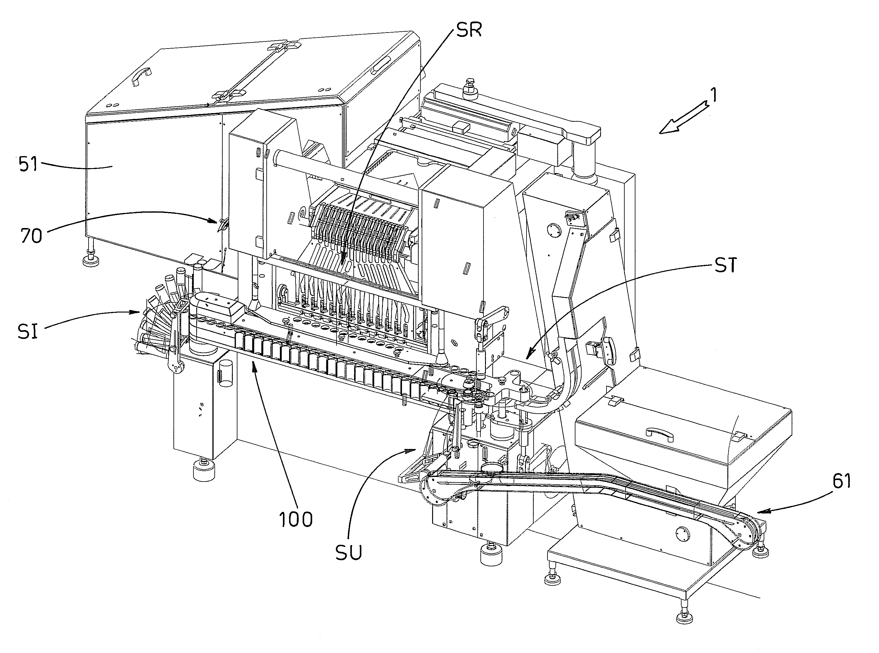 Machine For Packing Stacks Of Disc-Shaped Articles Inside Rigid Cylindrical Containers