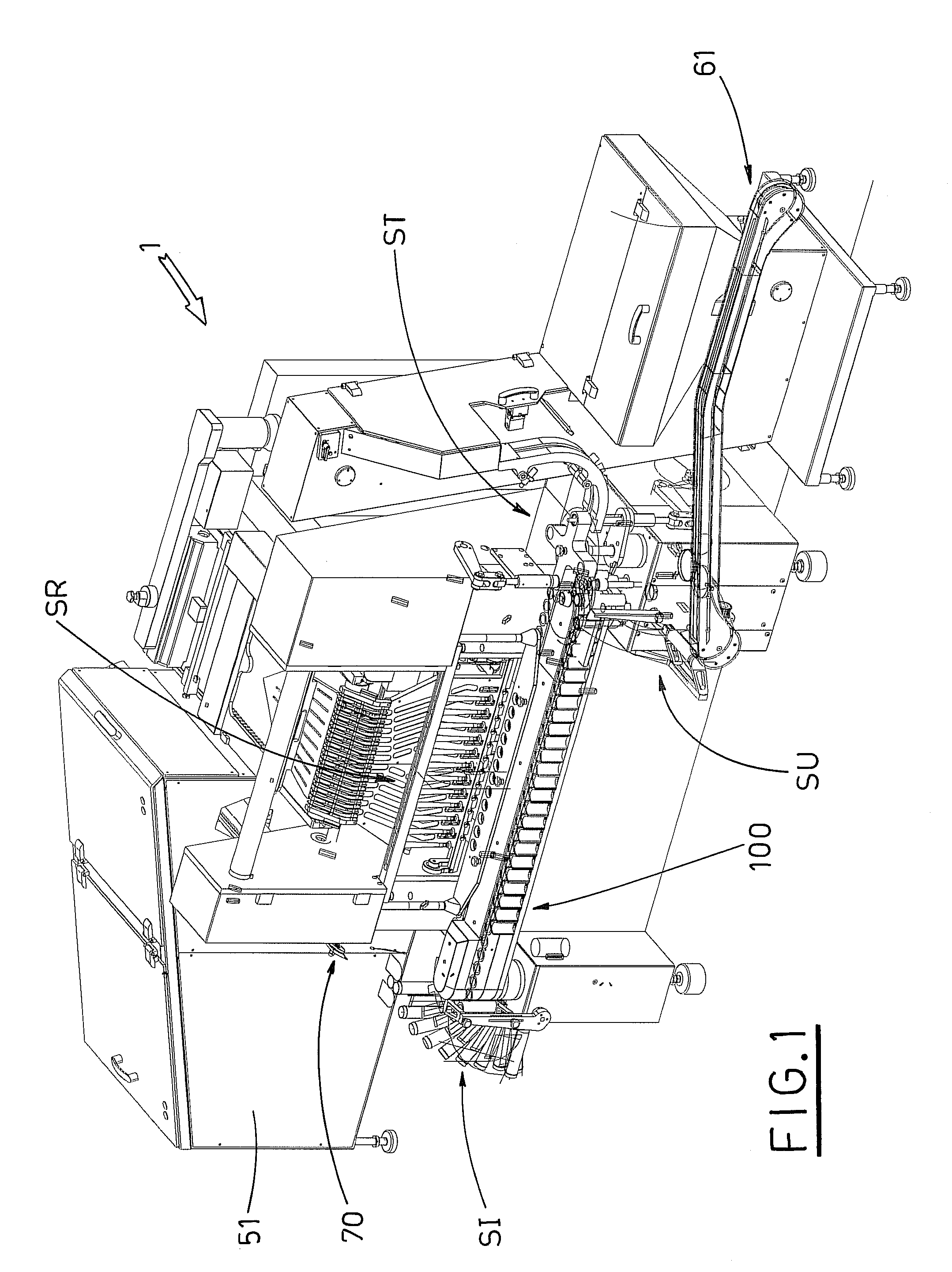 Machine For Packing Stacks Of Disc-Shaped Articles Inside Rigid Cylindrical Containers