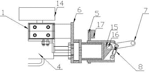 Automatic pull-and-push box mechanism for fixed type rubbish compression device