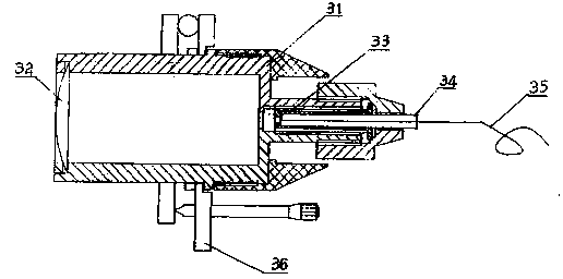 Helium-neon laser treatment device and manufacturing method thereof