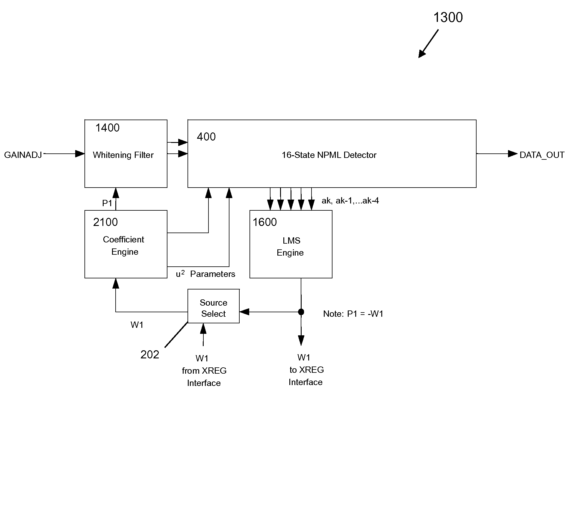 16-state adaptive noise predictive maximum-likelihood detection system