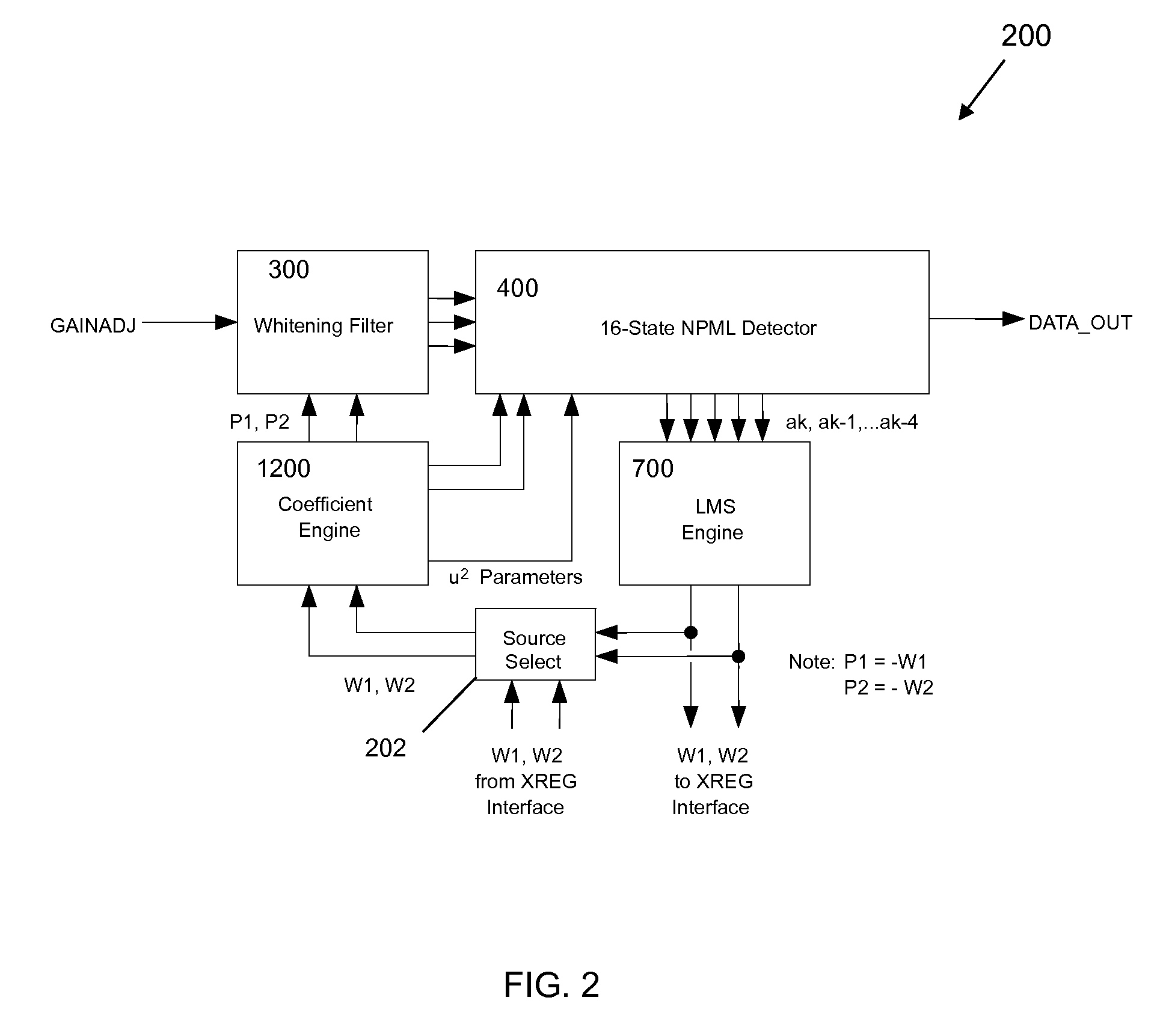 16-state adaptive noise predictive maximum-likelihood detection system