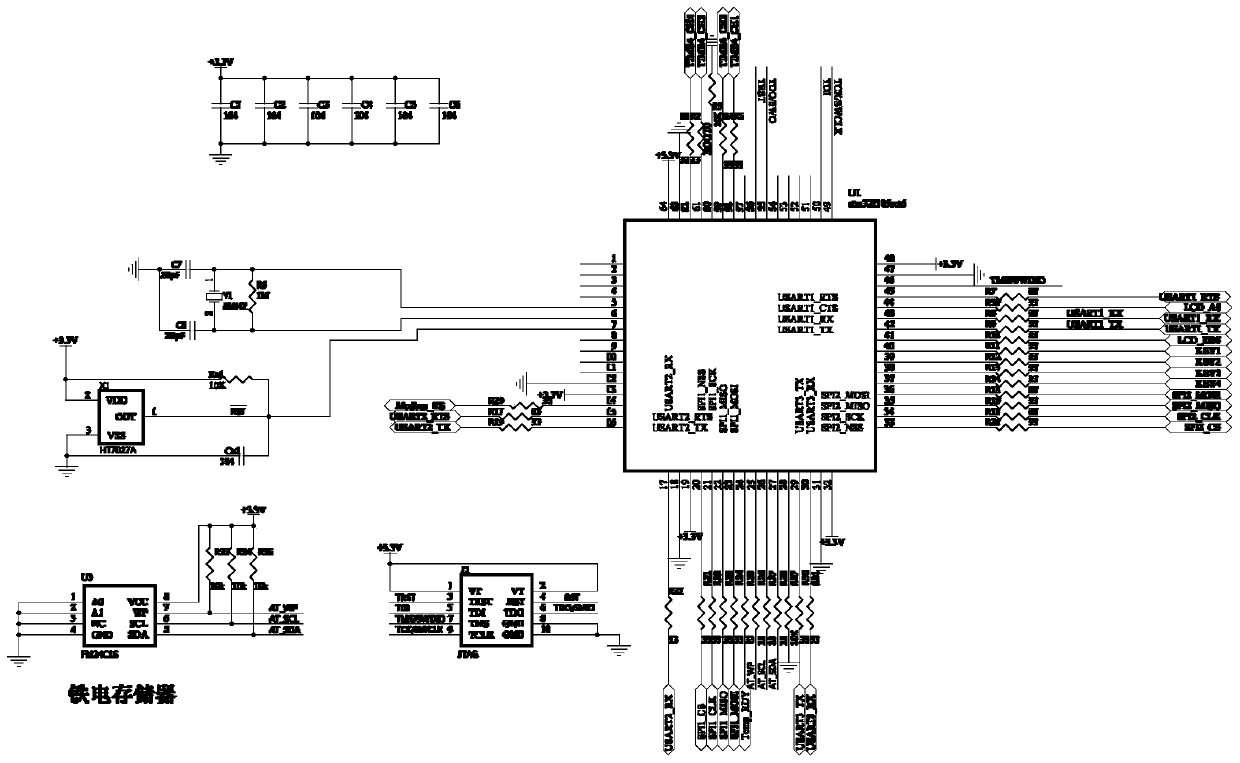 Power generator electrical quantity transducer based on Hart communication technology