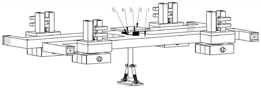 Suspension type permanent magnet suspension train bogie