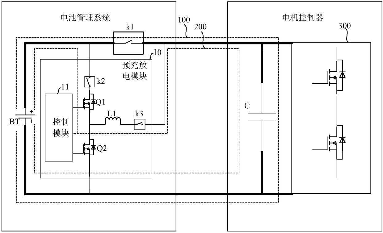 Battery charging and discharging parameter identification method and system for electric vehicle