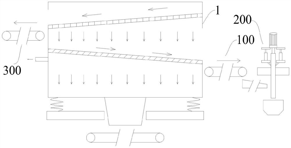 Building equipment casting sand-iron separating device