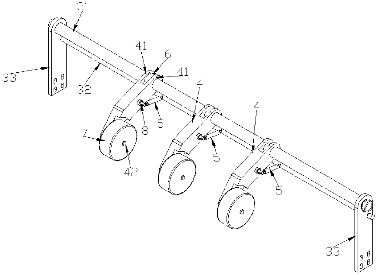 Self-balancing adjusting device for assembly line