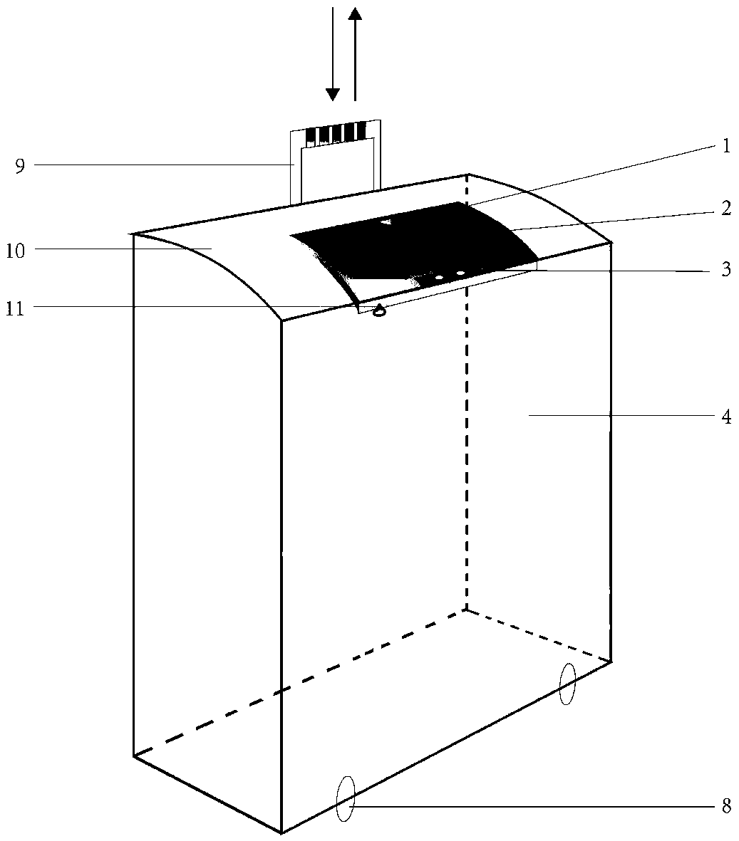 Draw-bar box-type intelligent logistic terminal for user door