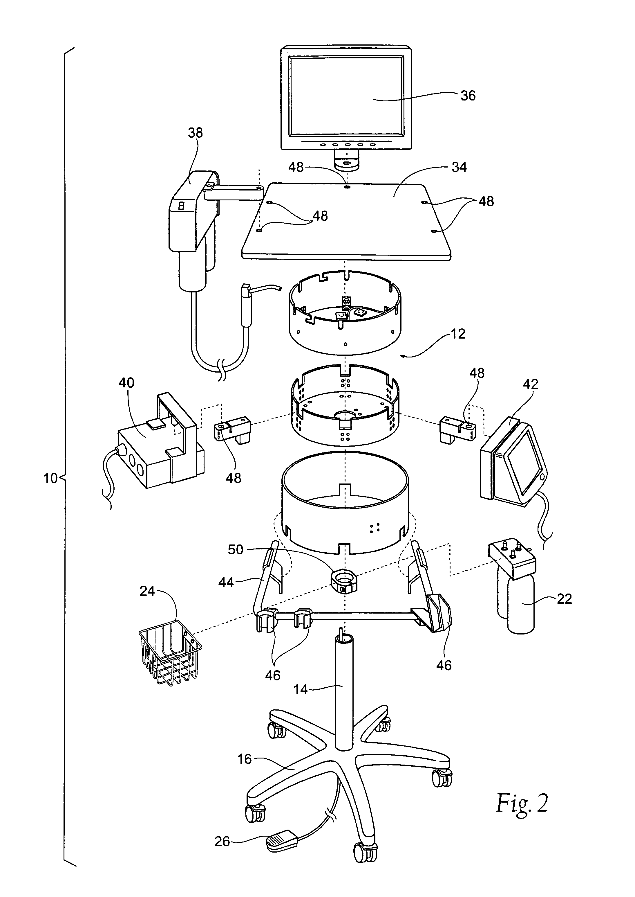 Equipment caddie system