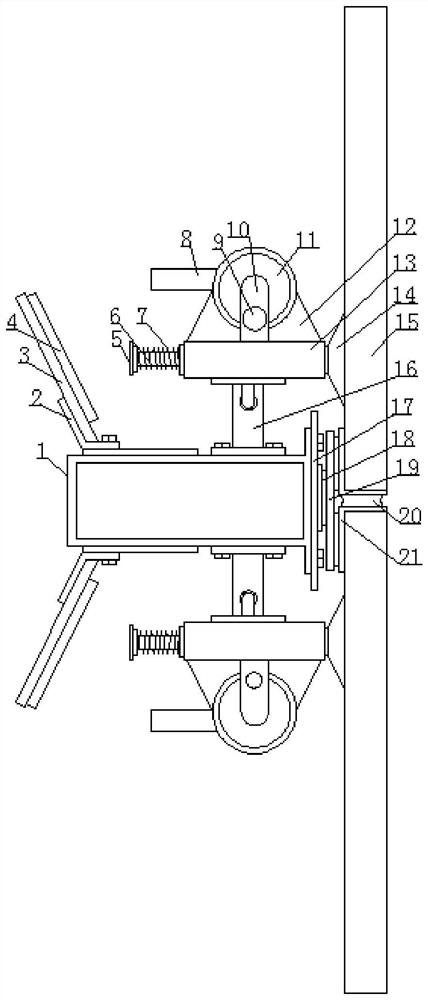 Unit type curtain wall full-hidden-frame glass unit design structure and installation method thereof