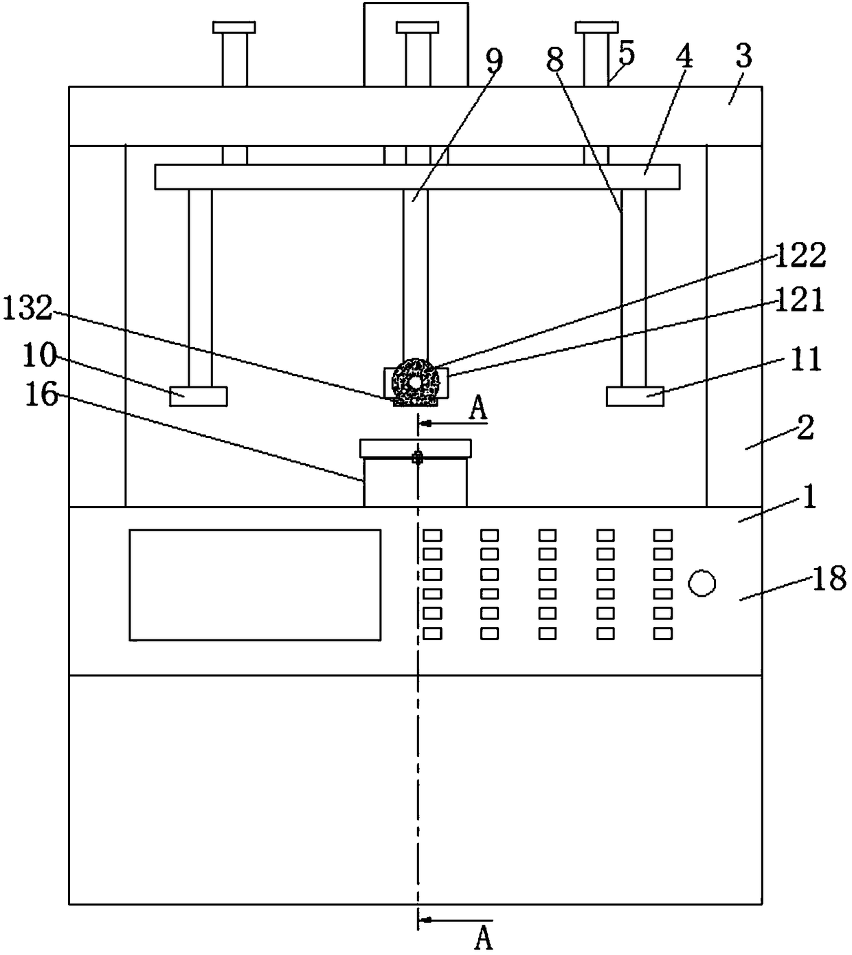 Abrasion resistant detection device of leather product