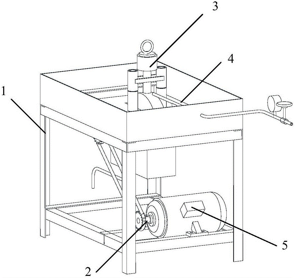 Experimental method and equipment for detecting wear of vulcanized rubber under high temperature and high humidity conditions