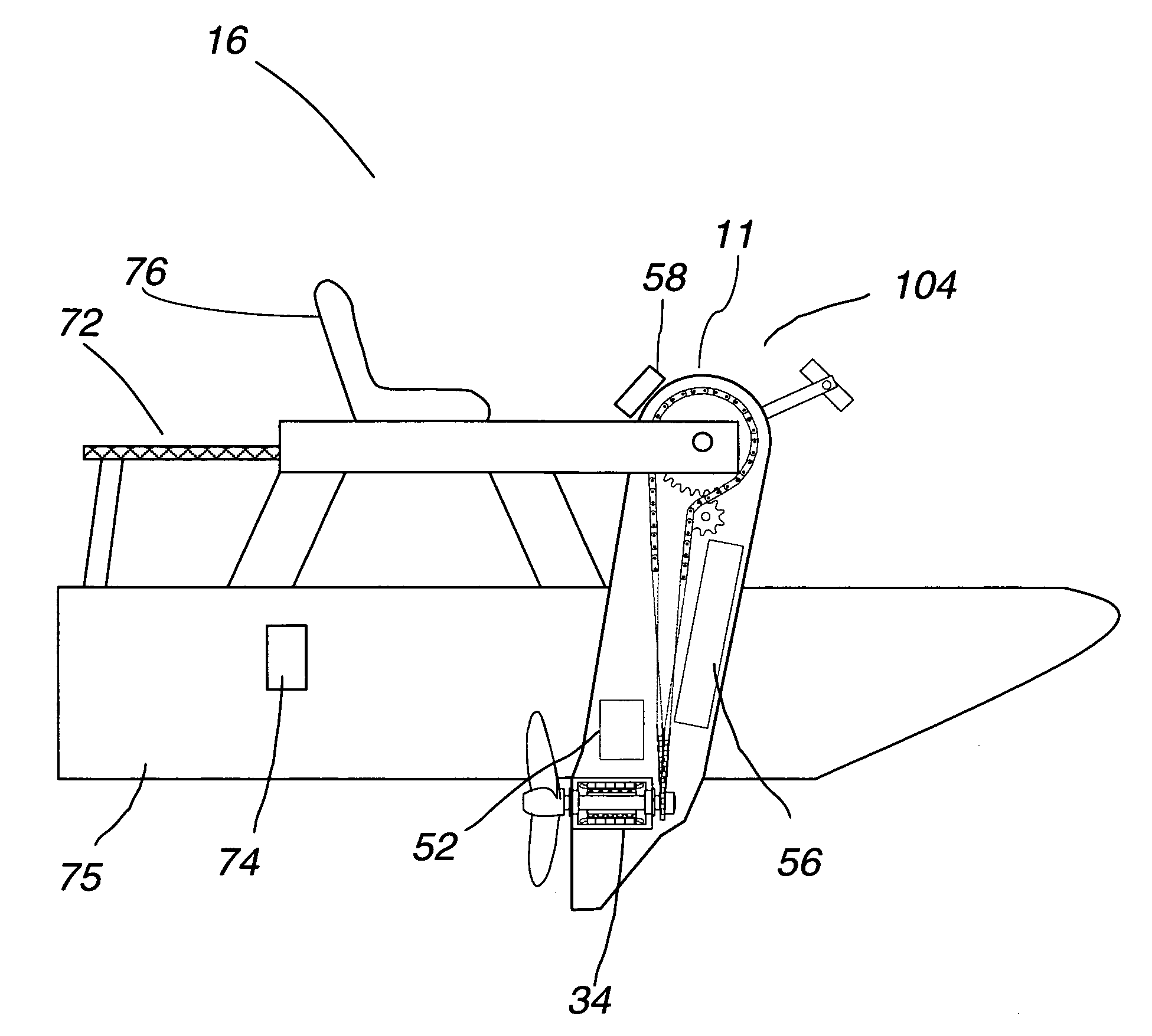 Electric motor assisted propulsion system for human-powered watercraft