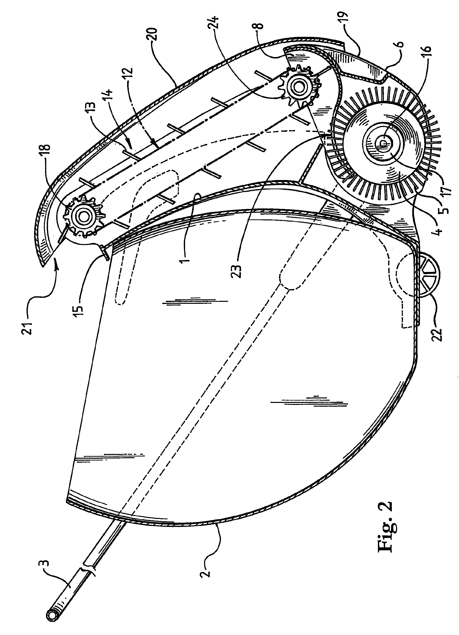 Leaf and debris sweeper