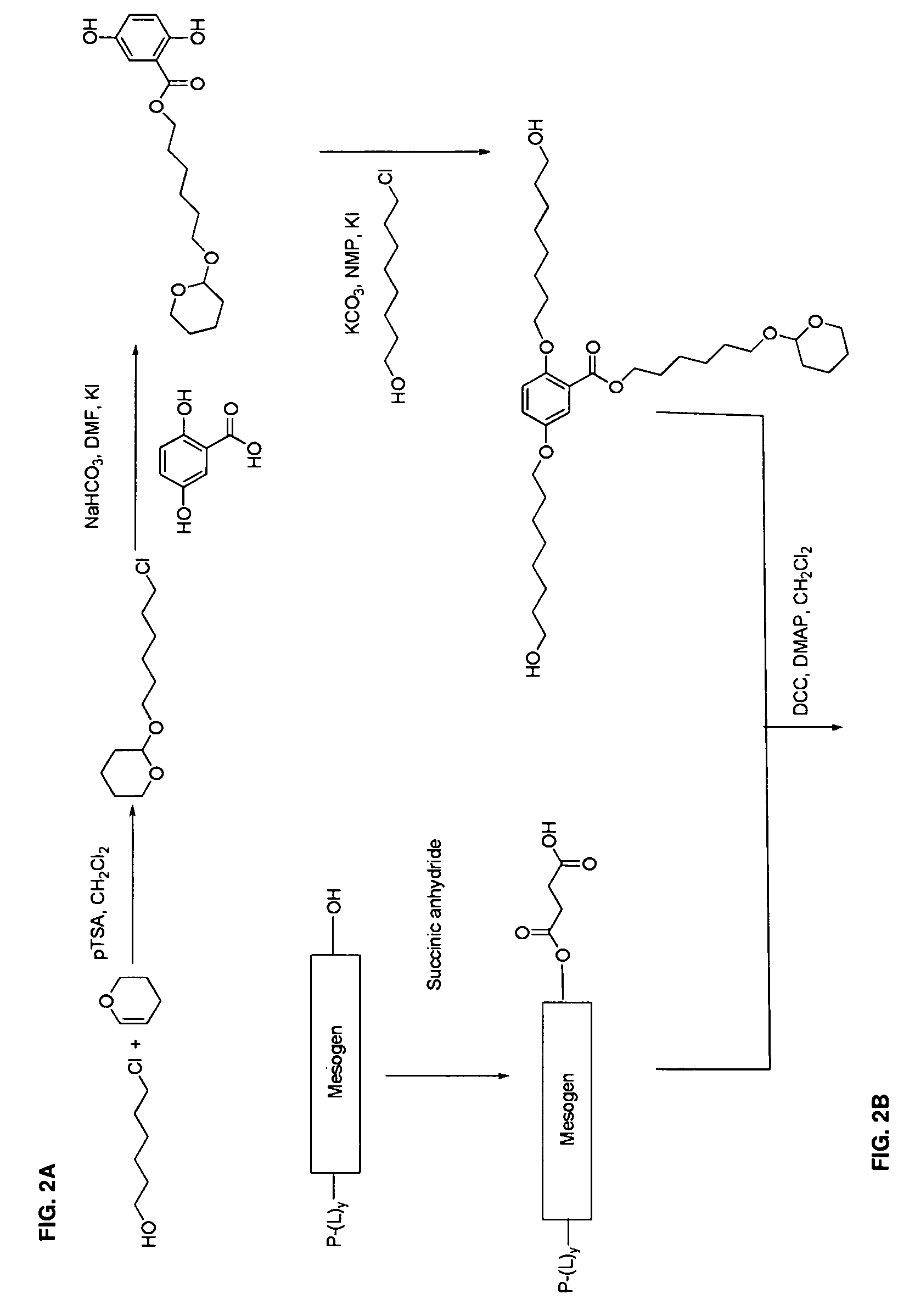 Mesogen containing compounds