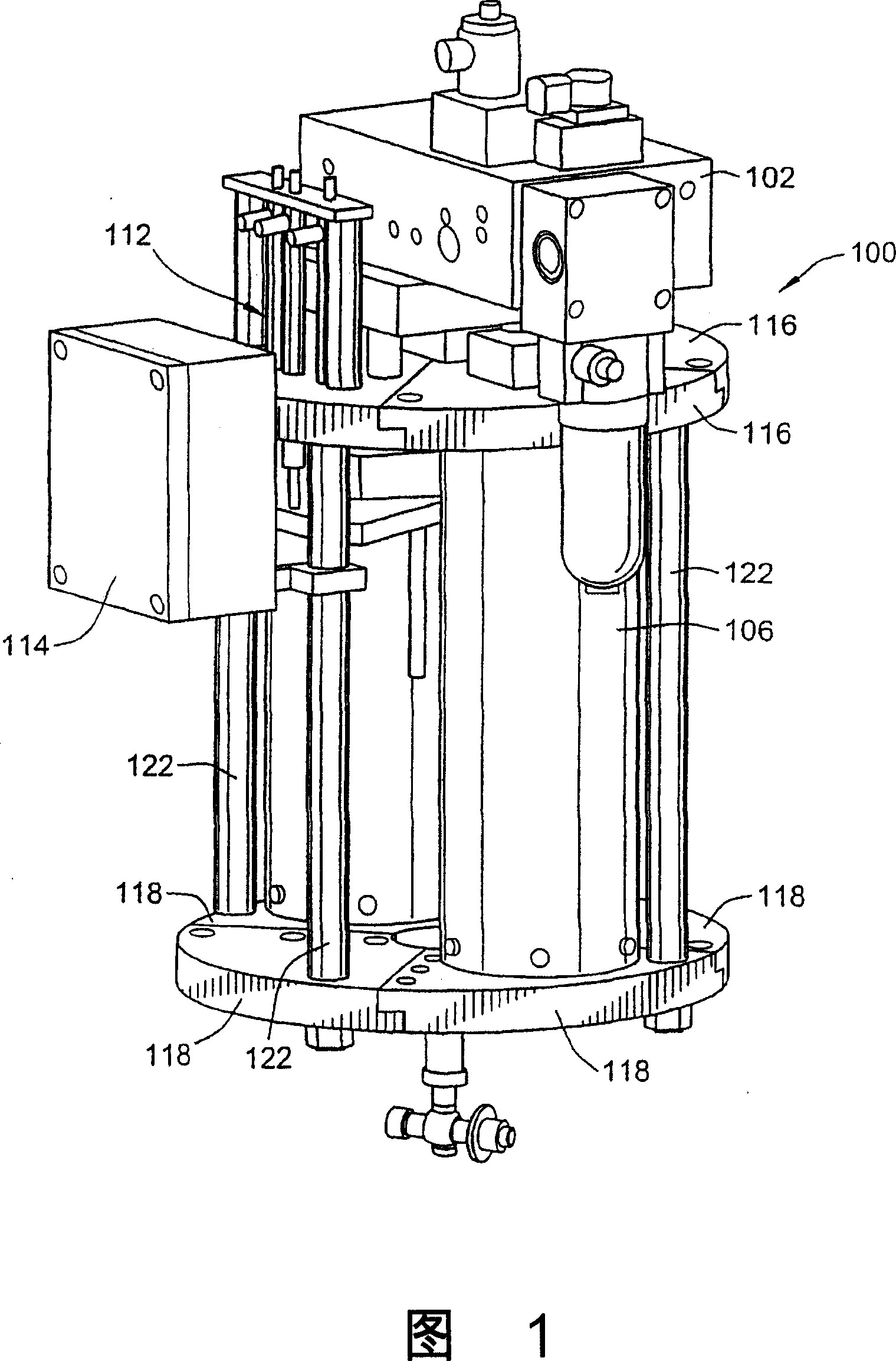 Electro-hydraulic actuator with spring energized accumulators